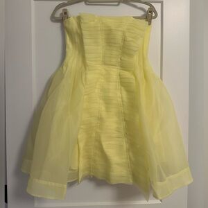Aje Astrid Strapless Mini Dress size US 6 AU 10